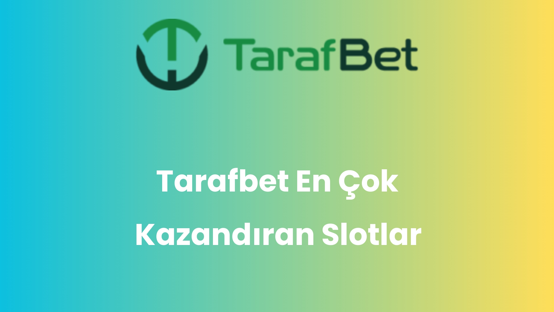 tarafbet en cok kazandiran slotlar 1403
