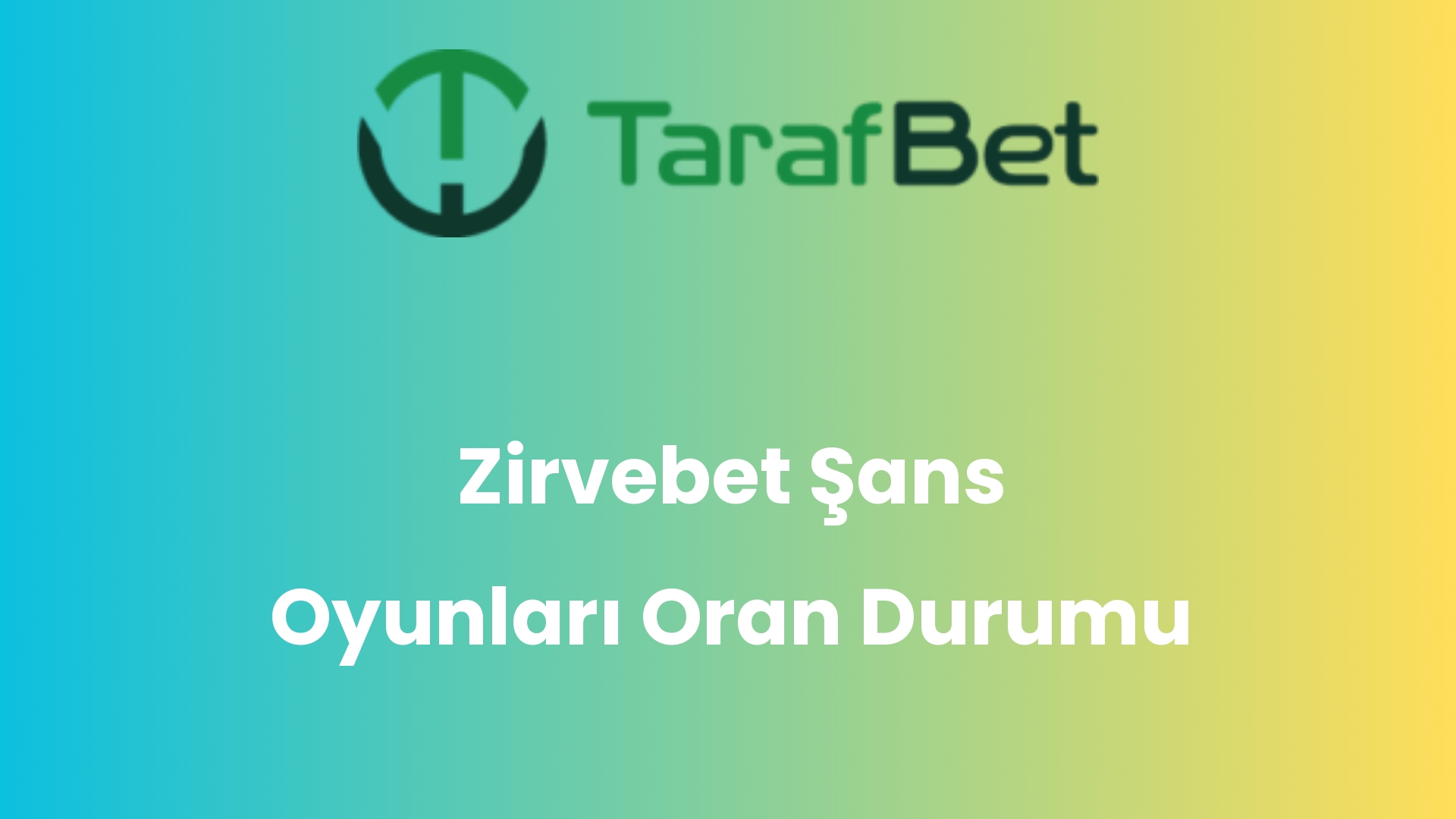 zirvebet sans oyunlari oran durumu 1507